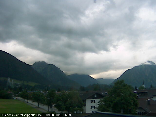 Archiv Foto Webcam Ortseingang Oberstdorf