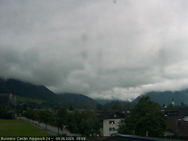 Archiv Foto Webcam Ortseingang Oberstdorf
