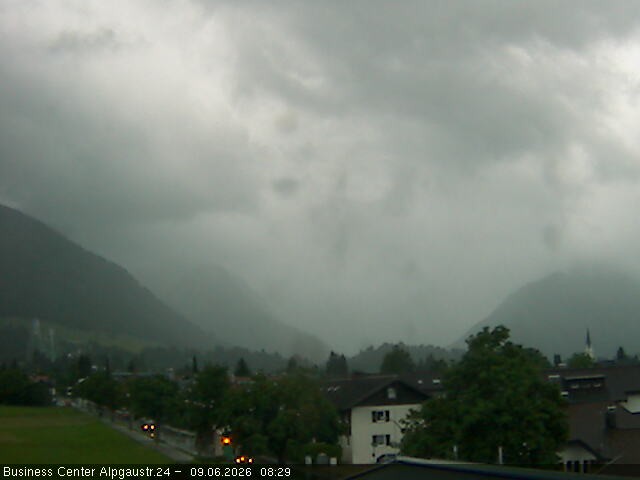 Archiv Foto Webcam Ortseingang Oberstdorf