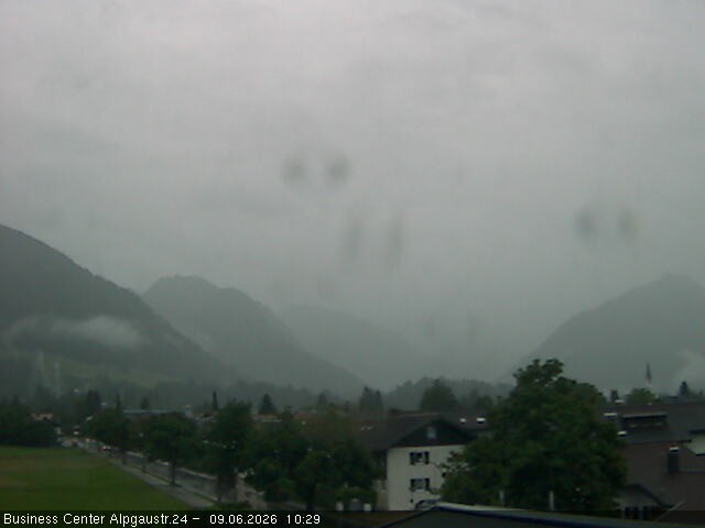 Archiv Foto Webcam Ortseingang Oberstdorf