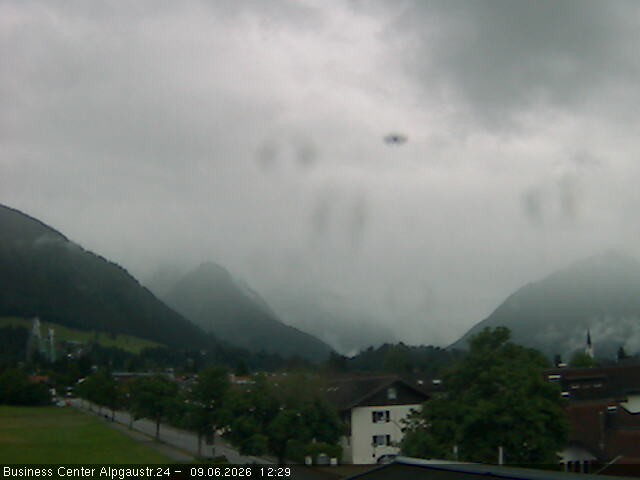 Archiv Foto Webcam Ortseingang Oberstdorf