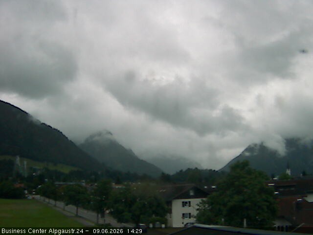 Archiv Foto Webcam Ortseingang Oberstdorf
