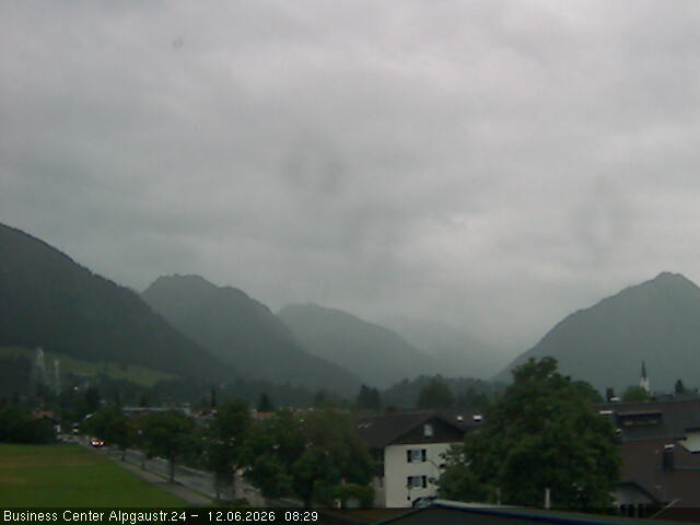 Archiv Foto Webcam Ortseingang Oberstdorf