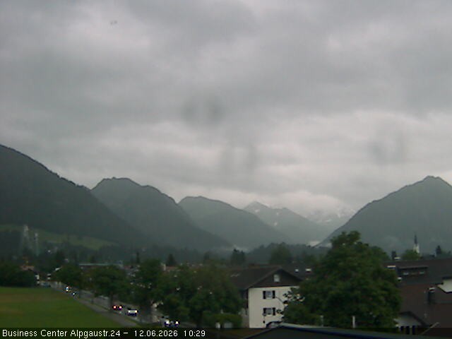 Archiv Foto Webcam Ortseingang Oberstdorf