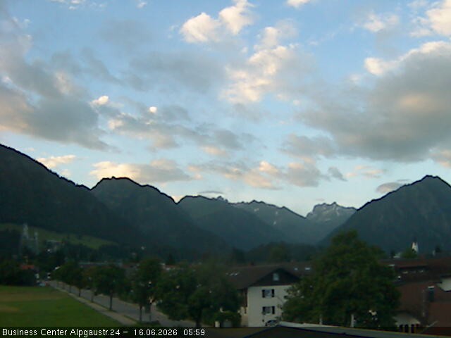 Archiv Foto Webcam Ortseingang Oberstdorf