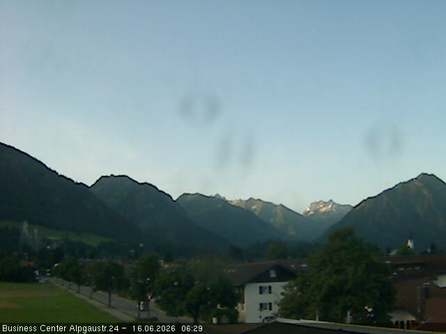 Archiv Foto Webcam Ortseingang Oberstdorf