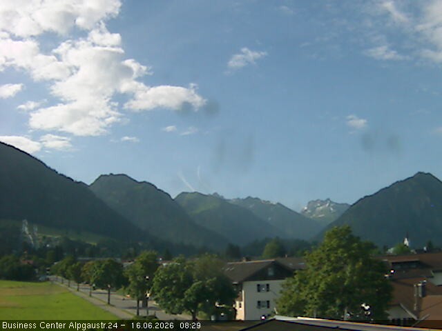 Archiv Foto Webcam Ortseingang Oberstdorf