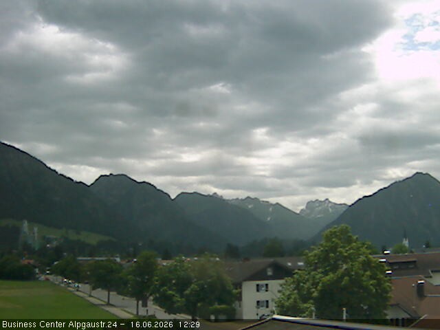 Archiv Foto Webcam Ortseingang Oberstdorf