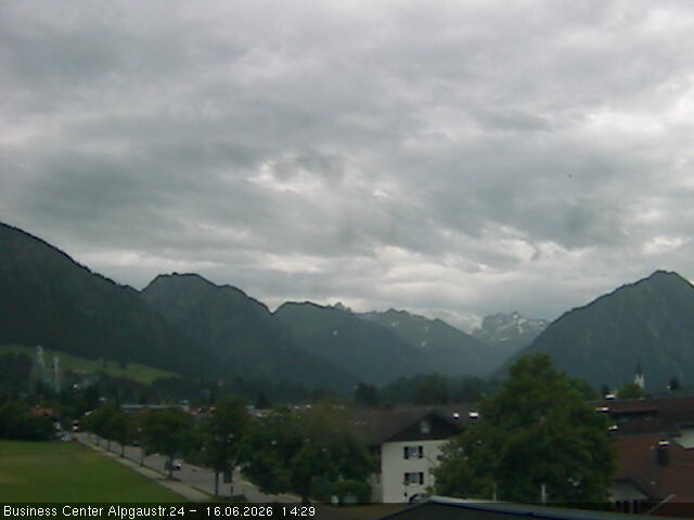 Archiv Foto Webcam Ortseingang Oberstdorf