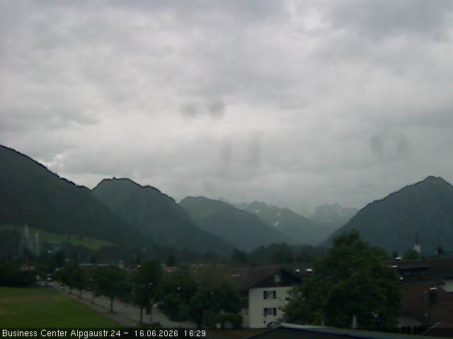 Archiv Foto Webcam Ortseingang Oberstdorf