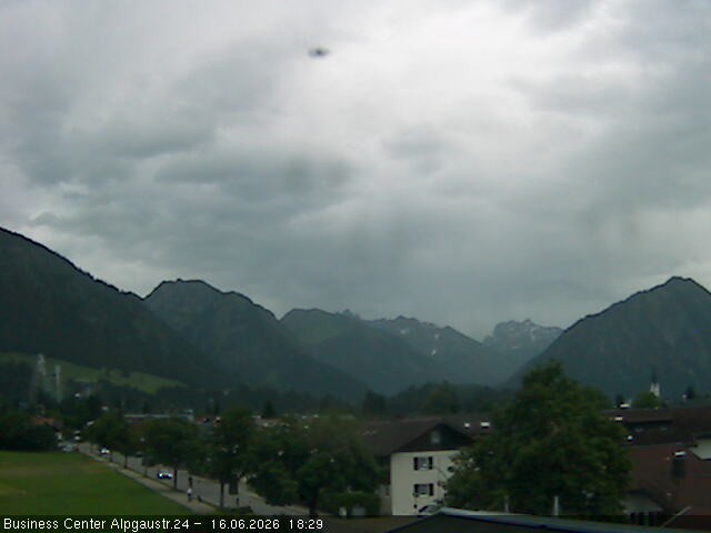 Archiv Foto Webcam Ortseingang Oberstdorf