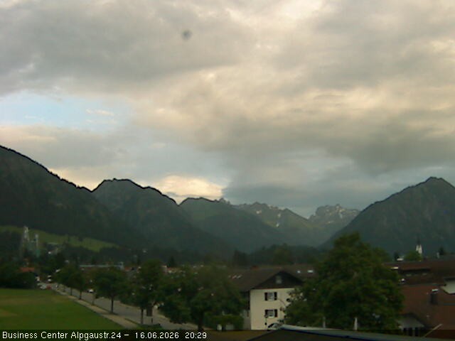 Archiv Foto Webcam Ortseingang Oberstdorf