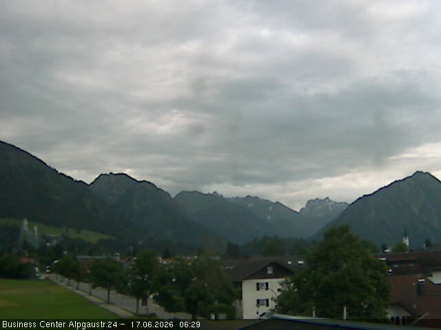 Archiv Foto Webcam Ortseingang Oberstdorf