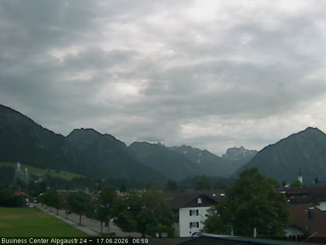 Archiv Foto Webcam Ortseingang Oberstdorf