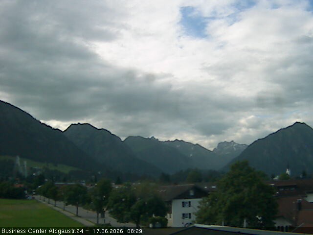 Archiv Foto Webcam Ortseingang Oberstdorf
