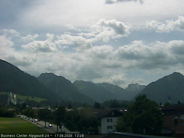 Archiv Foto Webcam Ortseingang Oberstdorf