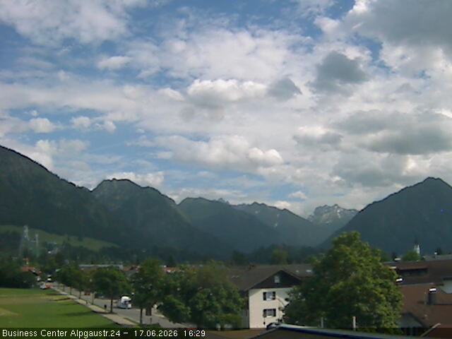 Archiv Foto Webcam Ortseingang Oberstdorf