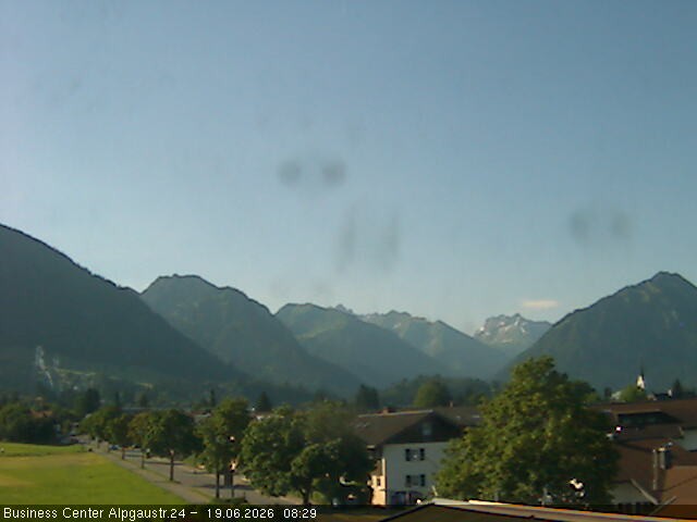 Archiv Foto Webcam Ortseingang Oberstdorf