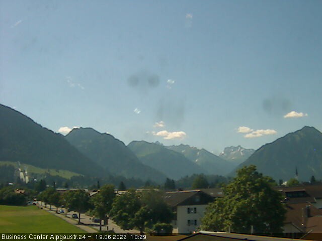 Archiv Foto Webcam Ortseingang Oberstdorf
