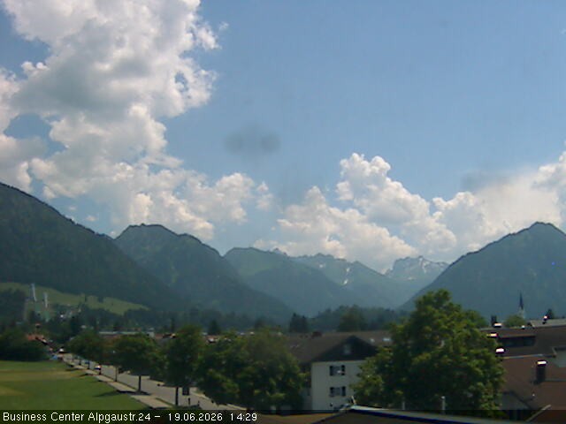 Archiv Foto Webcam Ortseingang Oberstdorf