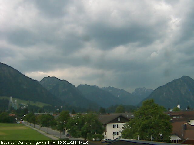 Archiv Foto Webcam Ortseingang Oberstdorf