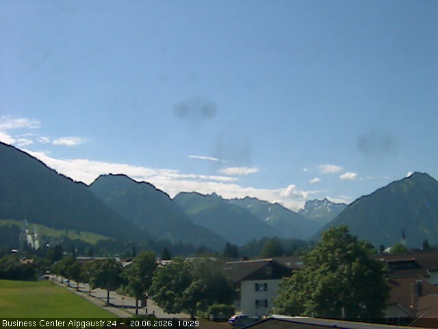 Archiv Foto Webcam Ortseingang Oberstdorf