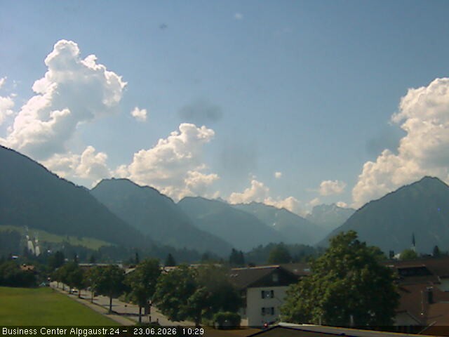 Archiv Foto Webcam Ortseingang Oberstdorf