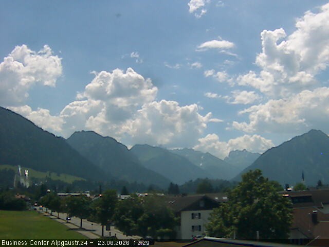 Archiv Foto Webcam Ortseingang Oberstdorf