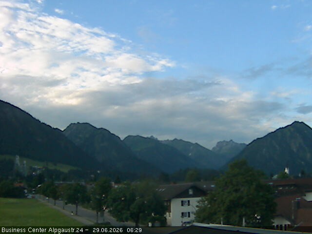 Archiv Foto Webcam Ortseingang Oberstdorf
