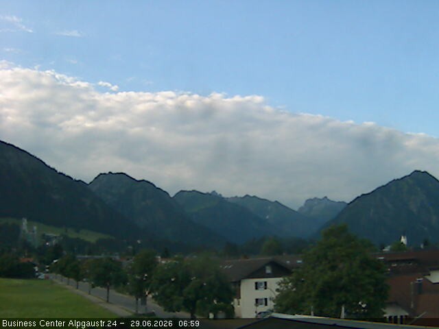 Archiv Foto Webcam Ortseingang Oberstdorf