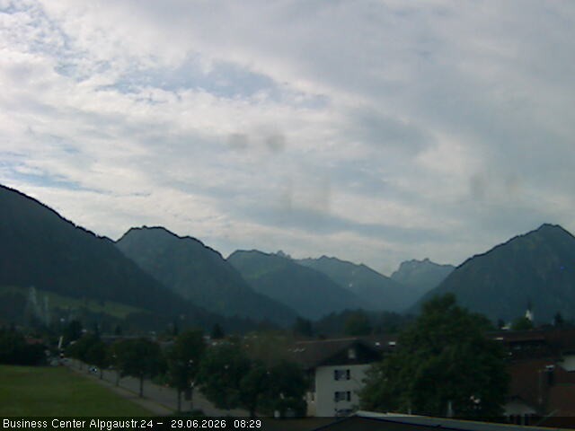 Archiv Foto Webcam Ortseingang Oberstdorf