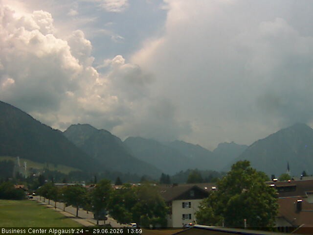 Archiv Foto Webcam Ortseingang Oberstdorf