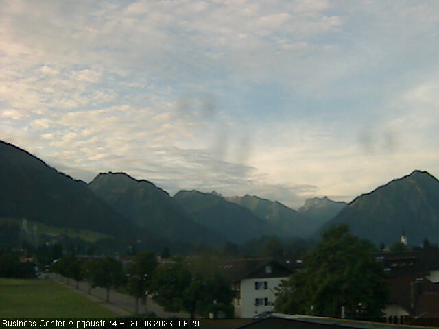 Archiv Foto Webcam Ortseingang Oberstdorf