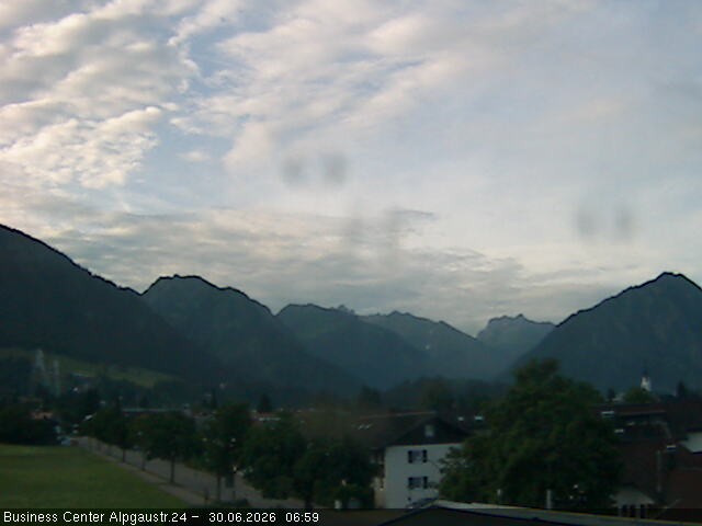 Archiv Foto Webcam Ortseingang Oberstdorf