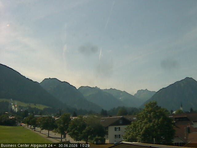 Archiv Foto Webcam Ortseingang Oberstdorf