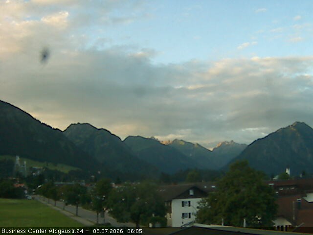 Archiv Foto Webcam Ortseingang Oberstdorf