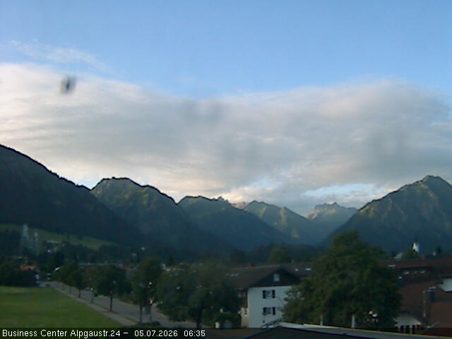Archiv Foto Webcam Ortseingang Oberstdorf