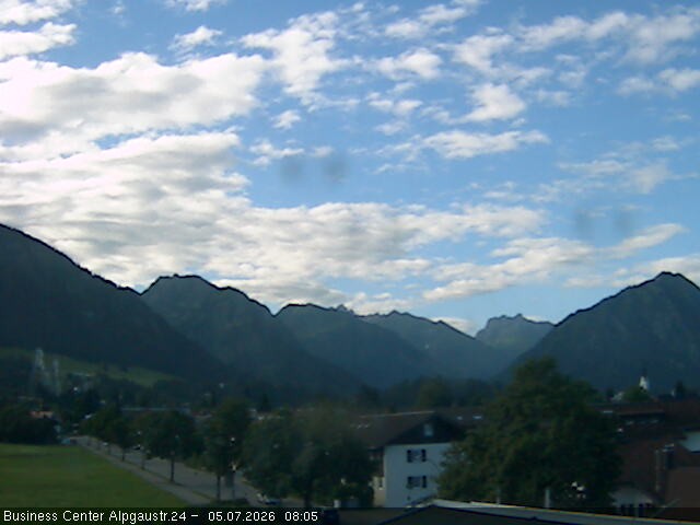 Archiv Foto Webcam Ortseingang Oberstdorf