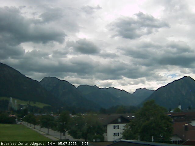 Archiv Foto Webcam Ortseingang Oberstdorf