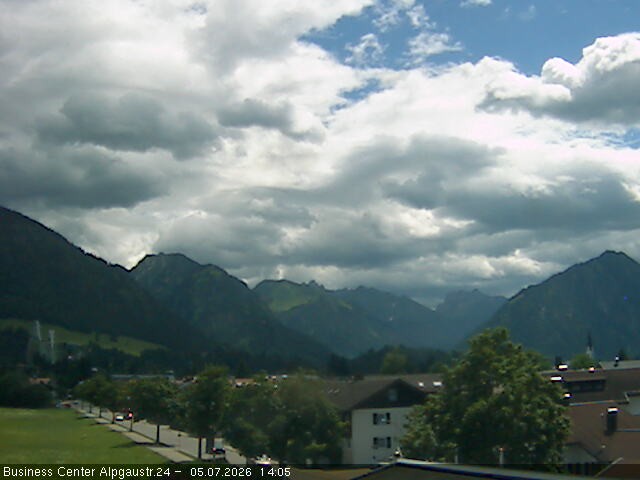 Archiv Foto Webcam Ortseingang Oberstdorf