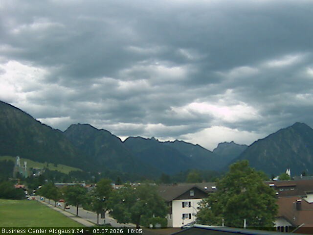 Archiv Foto Webcam Ortseingang Oberstdorf
