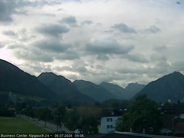 Archiv Foto Webcam Ortseingang Oberstdorf