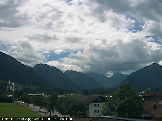 Archiv Foto Webcam Ortseingang Oberstdorf
