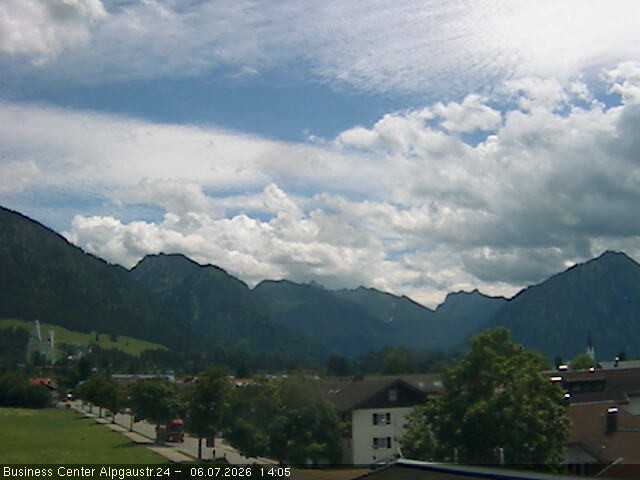 Archiv Foto Webcam Ortseingang Oberstdorf