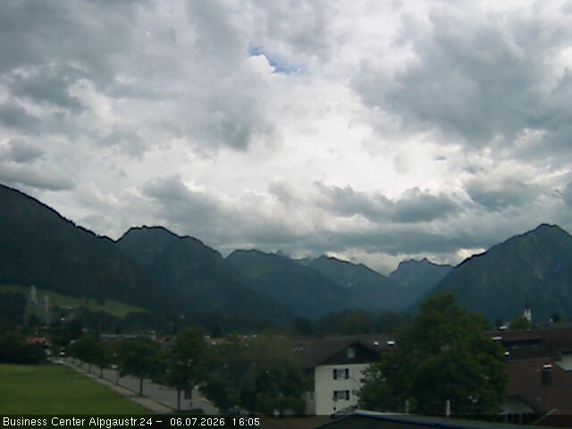 Archiv Foto Webcam Ortseingang Oberstdorf