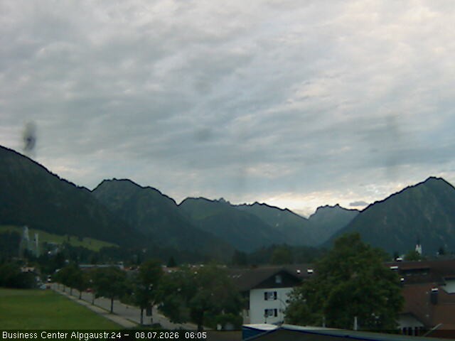 Archiv Foto Webcam Ortseingang Oberstdorf