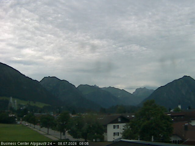 Archiv Foto Webcam Ortseingang Oberstdorf