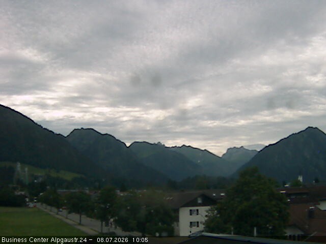 Archiv Foto Webcam Ortseingang Oberstdorf