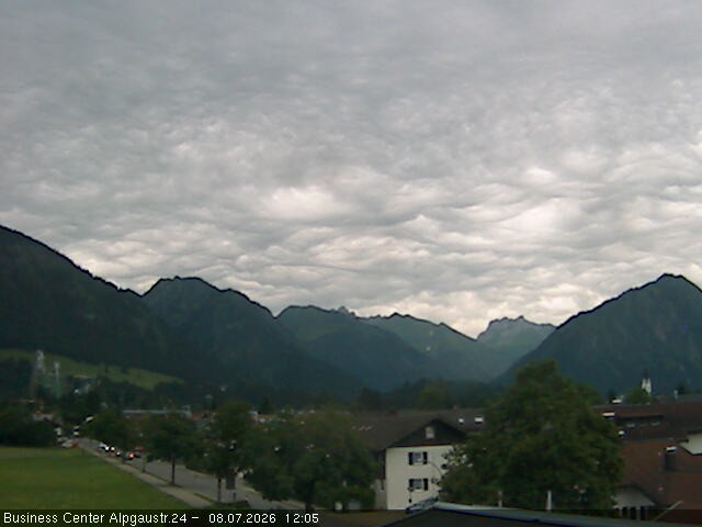 Archiv Foto Webcam Ortseingang Oberstdorf