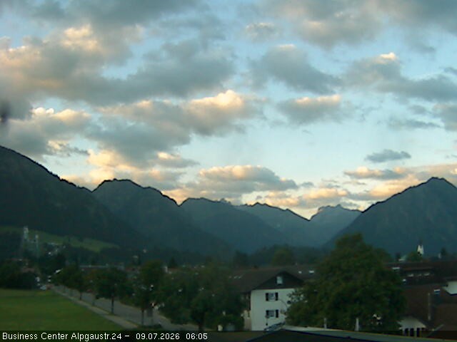 Archiv Foto Webcam Ortseingang Oberstdorf